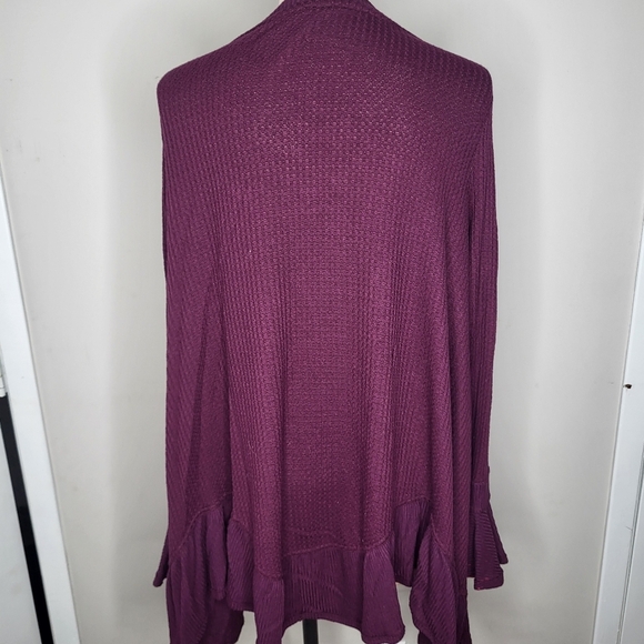 Free People Olivia Henley Plum Oversized Tunic Size Small - Picture 7 of 11